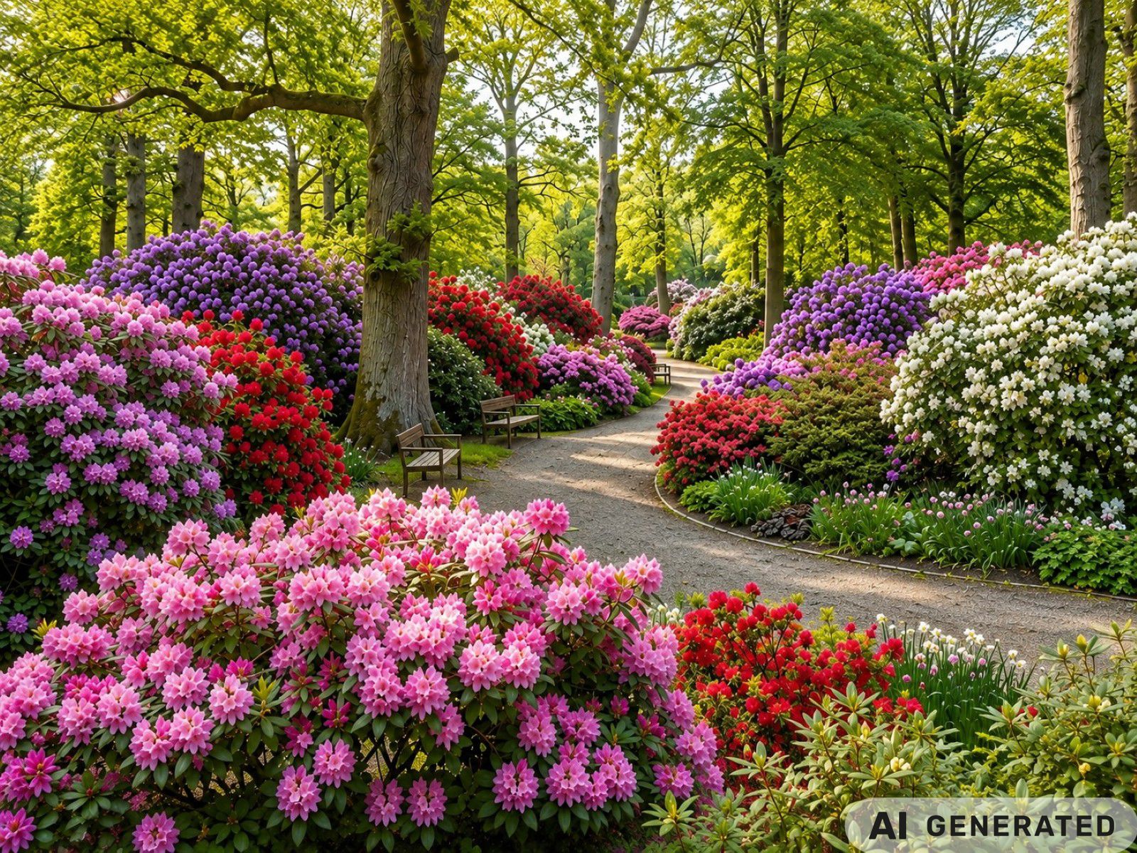 Rhododrendren-Park im Ammerland
